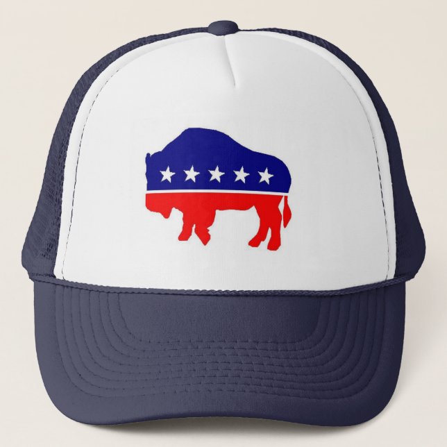 Officiell Bisonpartyhatt Truckerkeps (Framsida)