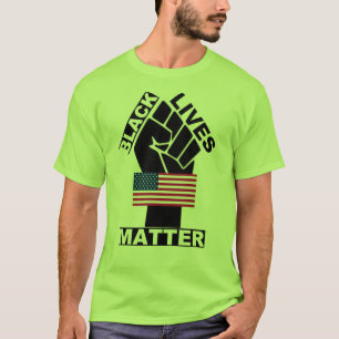 Officiell Black Lives Matter USA flagga samling 2 T Shirt