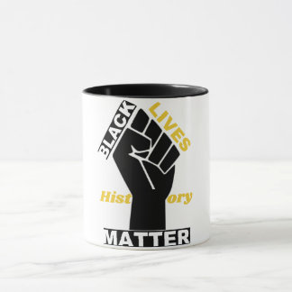 Officiell Black Lives Matter USA flagga samling 3 Mugg