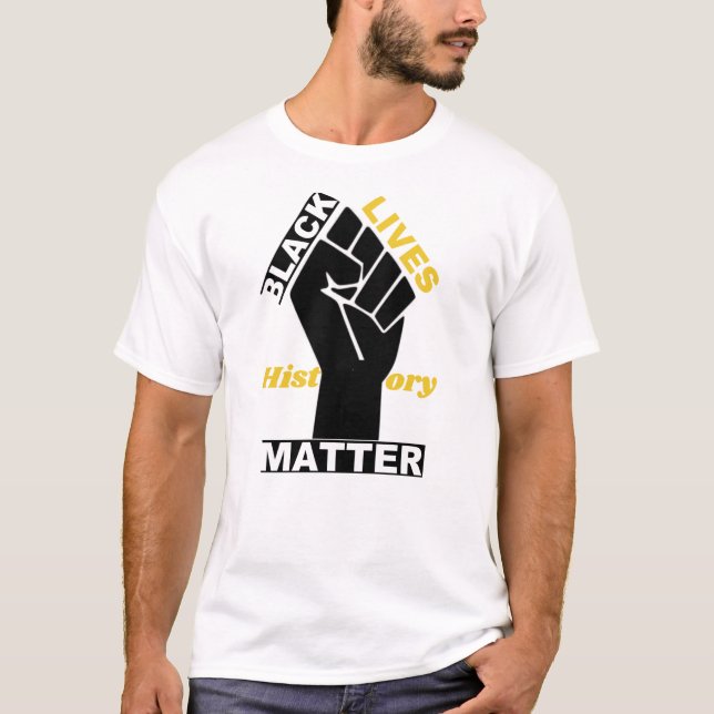 Officiell Black Lives Matter USA flagga samling 3 T Shirt (Framsida)