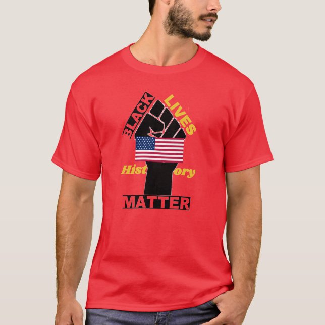 Officiell Black Lives Matter USA flagga samling 5 T Shirt (Framsida)