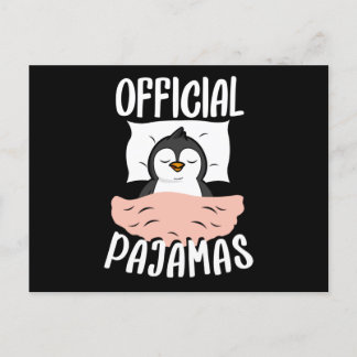 Officiell blöjor Sleepshirt Penguin Pajamas Vykort