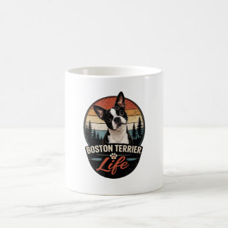 Officiell Boston Terrier Life-logotyp Kaffemugg