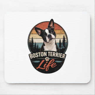Officiell Boston Terrier Life-logotyp Musmatta