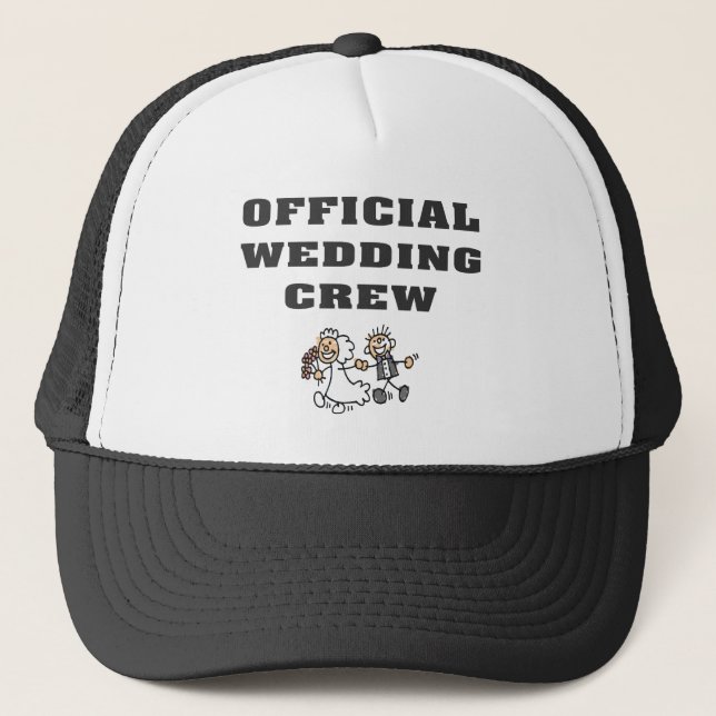 Officiell bröllopbesättning truckerkeps (Framsida)