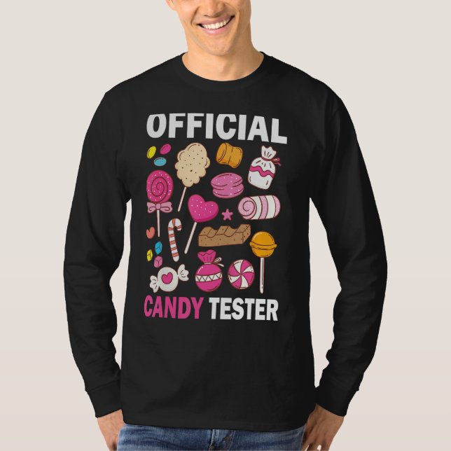 Officiell Candy Tester Coola Candy Lollipop Hallow T Shirt (Framsida)