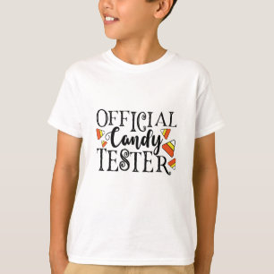 Officiell Candy Tester Cute Halloween Funny T Shirt