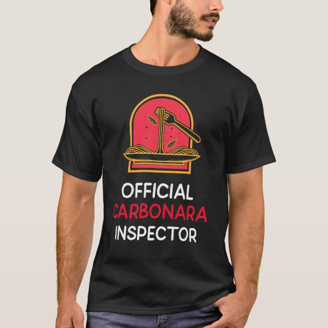 Officiell Carbonarinspektör T Shirt (Framsida)