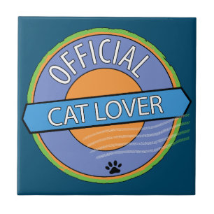 Officiell Cat Lover Kakelplatta