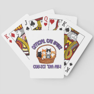 Officiell Cat Lover - Samla in Em All Casinokort