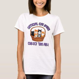 Officiell Cat Lover - Samla in Em All T Shirt
