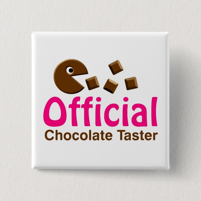 Officiell chokladTaster Knapp (Framsida)