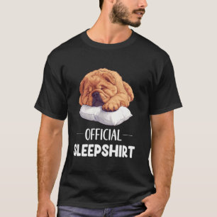 Officiell Chow Chow Sömnshirt Söt Hund Älskare Söm T Shirt
