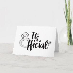 Officiell Clipart Förlovning Ring Future Bride Plu Kort