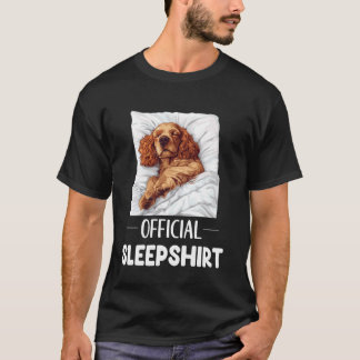 Officiell Cocker Spaniel Sömnshirt Söt Hundälskare T Shirt
