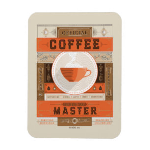 Officiell Coffee Brew Master Magnet