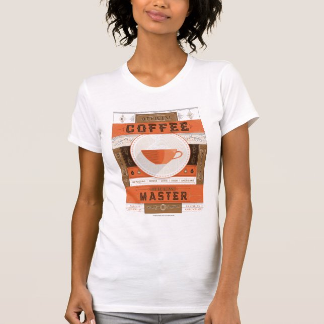 Officiell Coffee Brew Master Tee (Framsida)