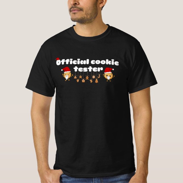 officiell cookie-provare t shirt (Framsida)