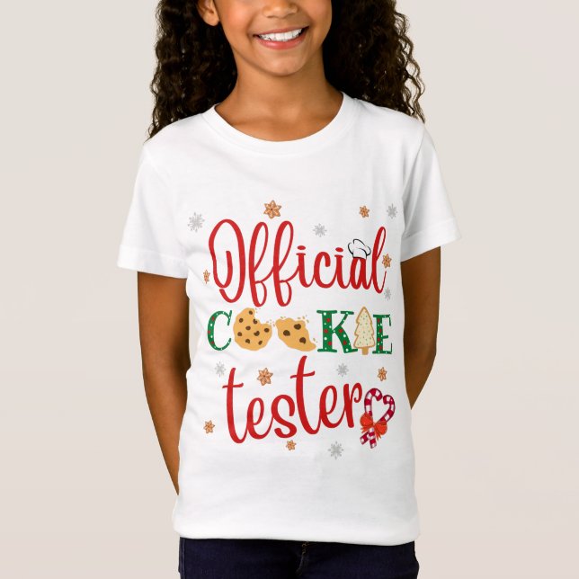 officiell cookie-provare t shirt (Framsida)
