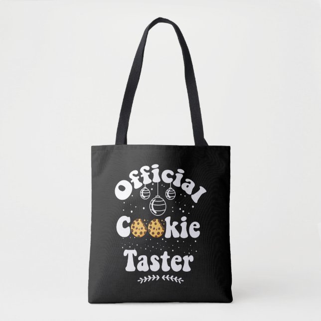 Officiell Cookie Smakare Cookie Älskare Jul Tygkasse (Framsida)