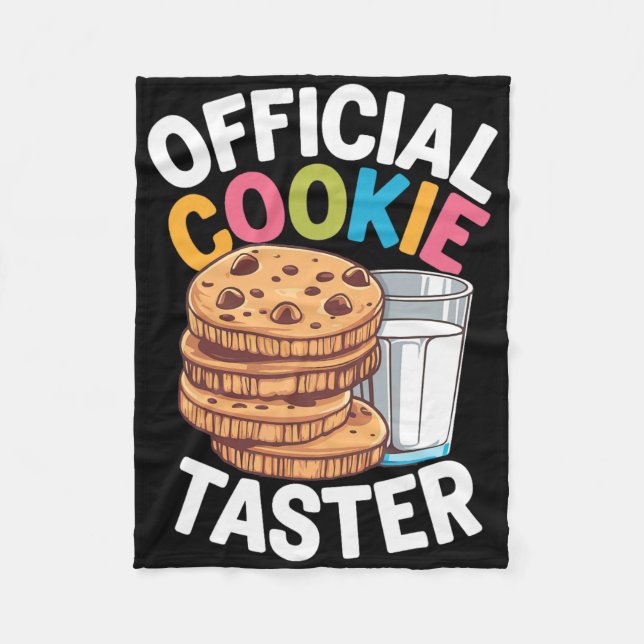 Officiell Cookie Taster Fleecefilt (Framsidan)