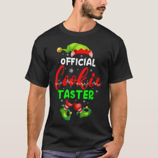 Officiell Cookie Taster Funny jul ELF Cookies T Shirt