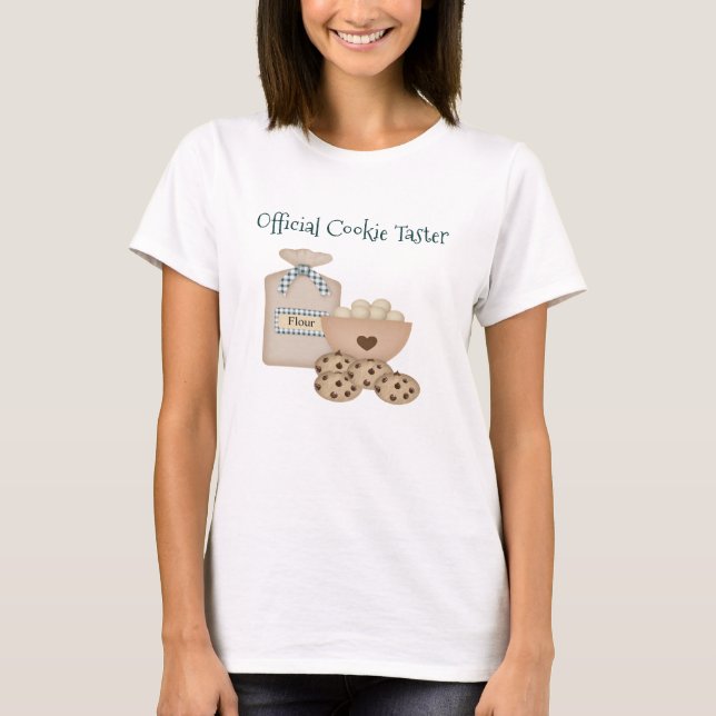 Officiell Cookie Taster Shirt T-shirt (Framsida)