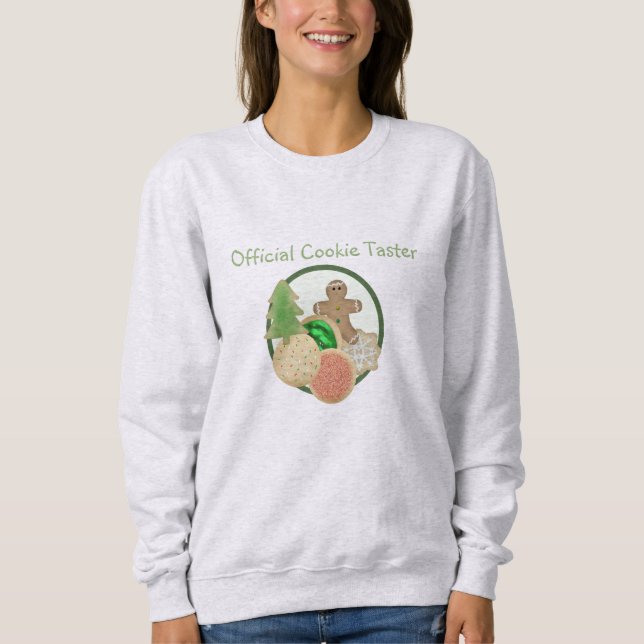 Officiell Cookie Taster Sweatshirt T Shirt (Framsida)