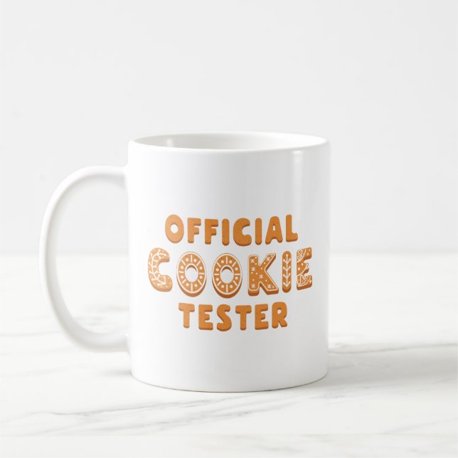 Officiell Cookie Tester Kaffemugg (Vänster)