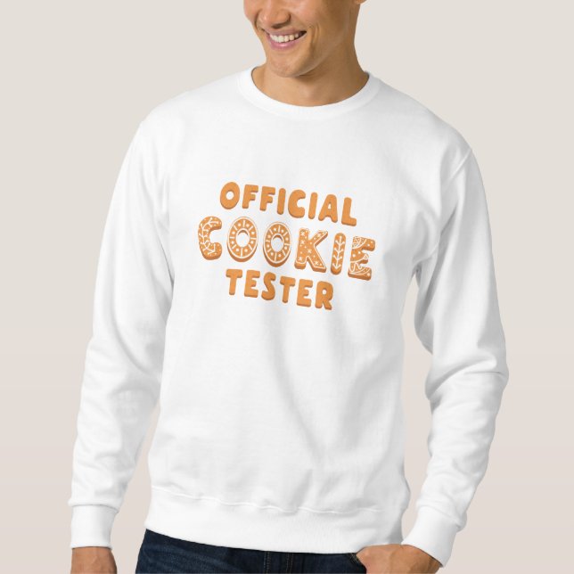 Officiell Cookie Tester Lång Ärmad Tröja (Framsida)