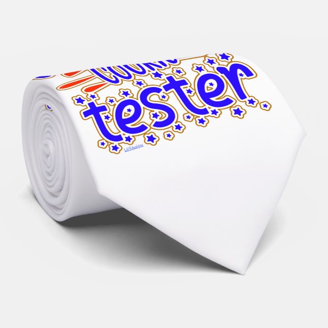 OFFICIELL COOKIE TESTER Lustig cookie party-gåva Slips (Rullad)