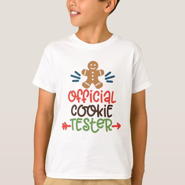 Officiell Cookie Tester T-shirt (Framsida)