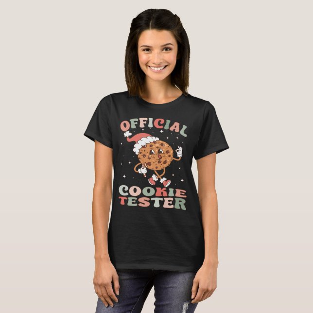 Officiell Cookie Tester T Shirt (Hel framsida)