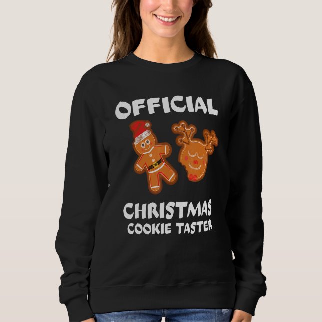 Officiell Cookie Tester Tee Bakning Besättning Mat (Framsida)