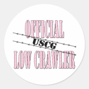 officiell crawleruscg2 runt klistermärke