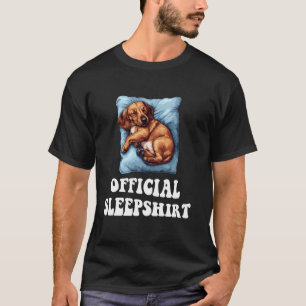 Officiell Dachshund Sömnshirt Hundälskare Nattskjo T Shirt