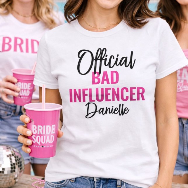 Officiell Dålig Påverkare Sjungningsfest Specialde T Shirt (Skapare uppladdad)