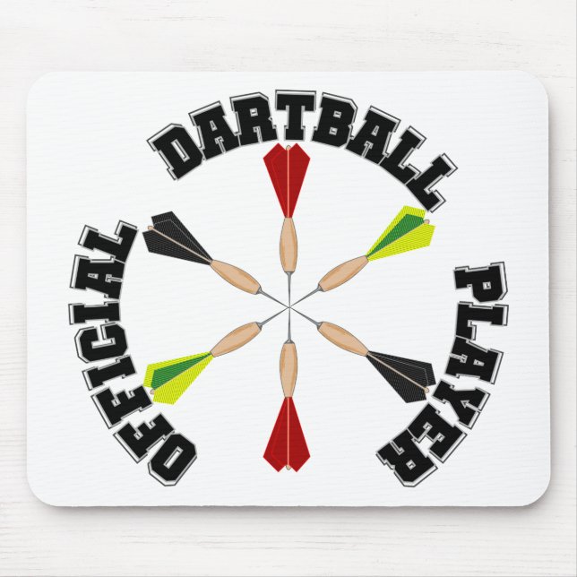 Officiell Dartball Player Musmatta (Framsidan)