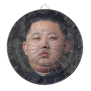 officiell dartboard för kim jongun piltavla