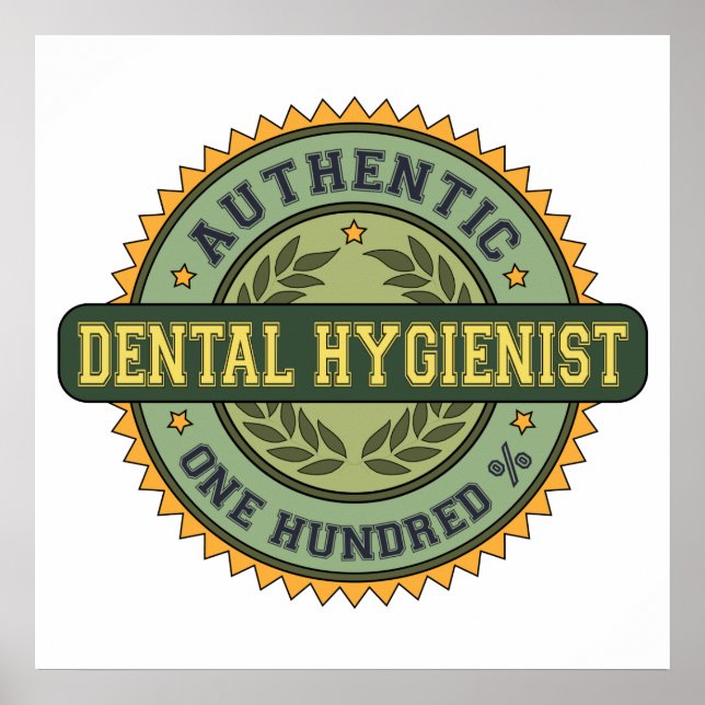 Officiell dentalhygienist poster (Framsidan)