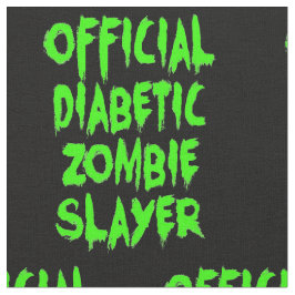 Officiell Diabetic Zombie Sayer Tyg