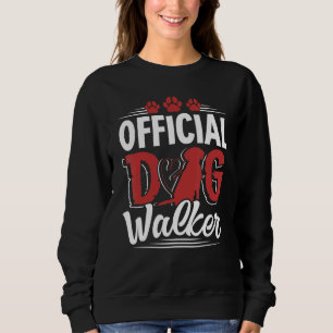 Officiell Dog Walker for Hund T Shirt