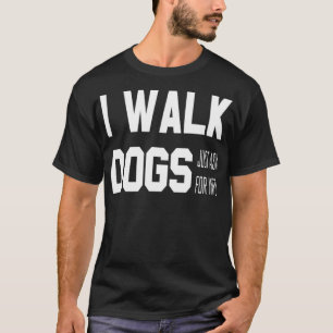 Officiell Dog Walker Pullover T Shirt