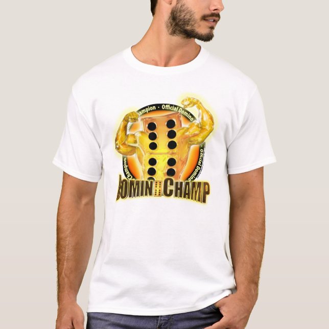 Officiell DominomästareT-tröja T Shirt (Framsida)
