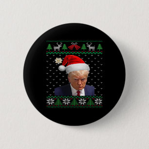 Officiell Donald Trump Mug Shot Fjul jul Knapp