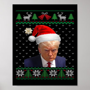 Officiell Donald Trump Mugg Shot Ugly jul Poster