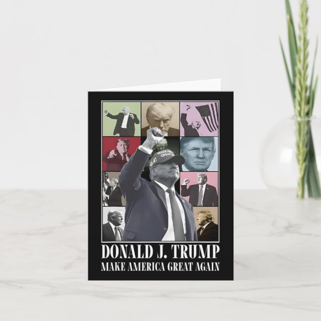 Officiell - Donald Trump-tider  Kort (Framsida)