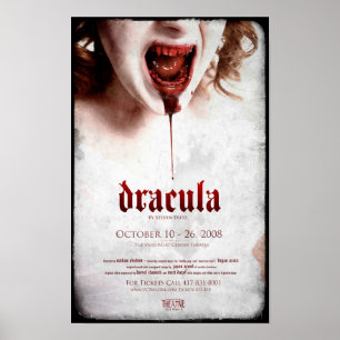 Officiell Dracula Poster 1-11 x 17 med utfall