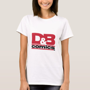 Officiell dräkt för D&B-tecknadlogotyp Tee Shirt