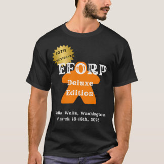 Officiell EFORP 2025 med Orange Meeple T Shirt